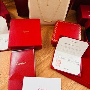 Cartier Clash Gold Necklace with Signature Red Packaging